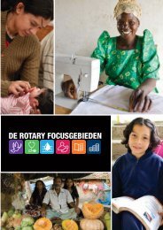 DE ROTARY FOCUSGEBIEDEN - Rotary Nederland