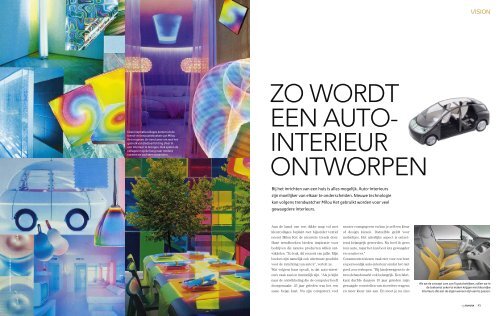 Zo wordt een auto- interieur ontworpen - Milou Ket Styling and Design