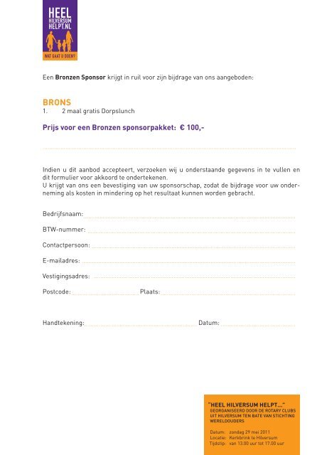 Sponsorboek HHH