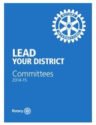 Manual del Comité Distrital (249-ES) - Rotary International