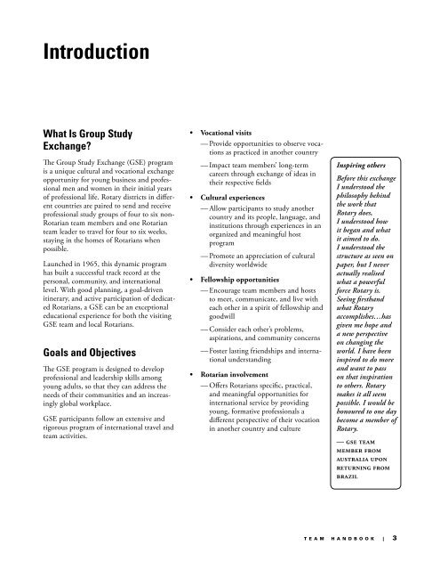 Group Study Exchange - Rotary International