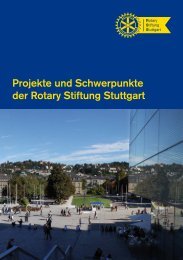 Die Rotary Stiftung Stuttgart