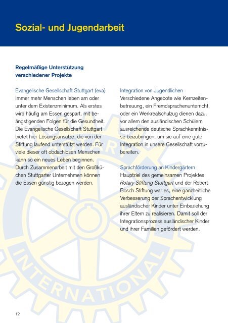 Die Rotary Stiftung Stuttgart