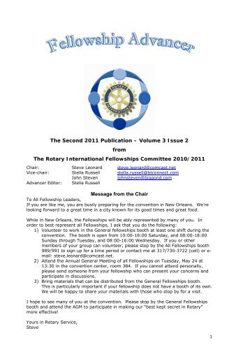 The Second 2011 Publication â Volume 3 Issue 2 from The Rotary ...