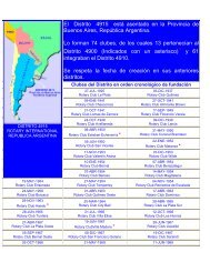 El Distrito 4915 estÃ¡ asentado en la Provincia de Buenos Aires ...