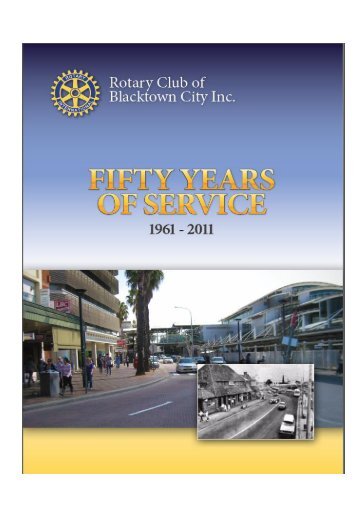 rotary club of blacktown city - Rotary's Global History Fellowship