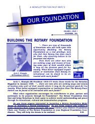 Nov. 1 - Rotary's Global History Fellowship
