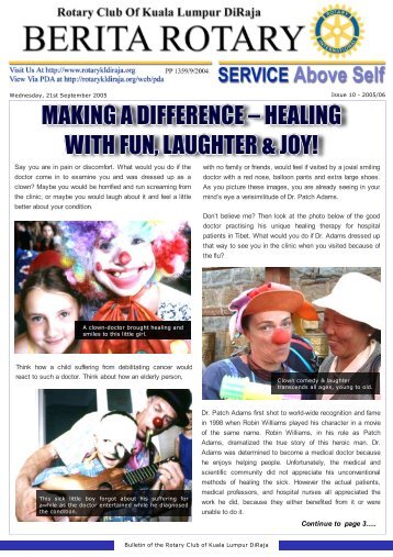 making a difference - healing with fun, laughter & joy!