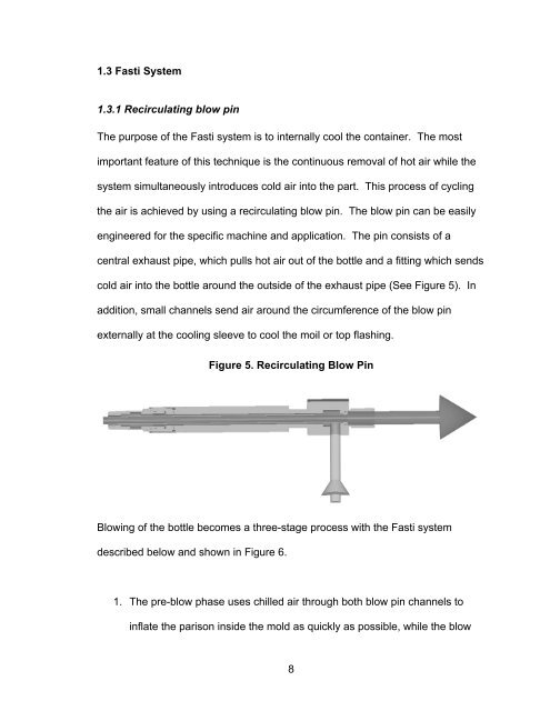 EFFECTS OF EXTRUSION BLOW MOLDING INTERNAL COOLING ...