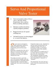 Servo test boxes - Blow Moulding Controls