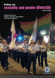 sexuality and gender diversity - NSW Police Force - NSW Government