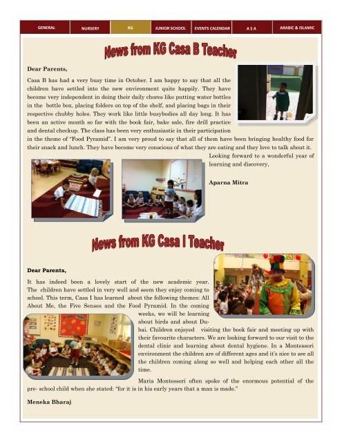 Thursday, 27 October 2011 Issue 20 - Raffles International School