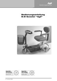 Bedienungsanleitung B+B Scooter “Agil” - RoTec Leipzig