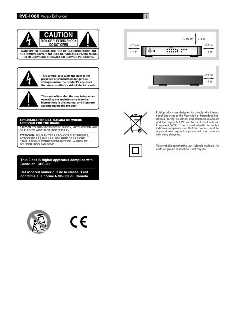 RVE-1060 - Rotel