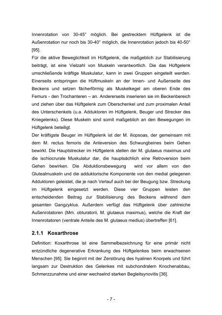 „Wirkung einer zehnwöchigen ... - TOBIAS-lib - Universität Tübingen