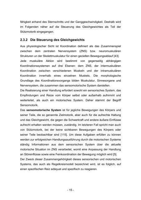 „Wirkung einer zehnwöchigen ... - TOBIAS-lib - Universität Tübingen
