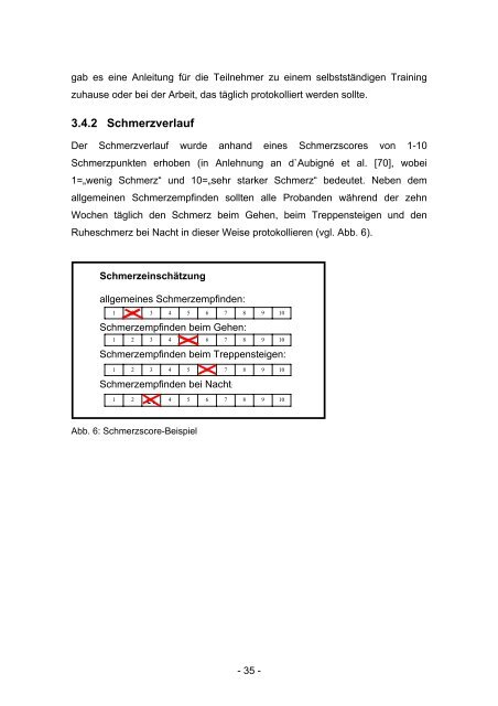 „Wirkung einer zehnwöchigen ... - TOBIAS-lib - Universität Tübingen