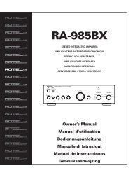 RA-985BX - Rotel