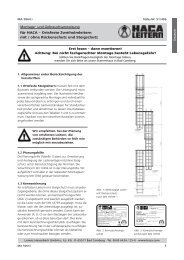 Montageanleitung HACA Leitern - Rotex Metallbauteile GmbH