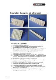 Irradiatori Ceramici ad Infrarossi - Rotfil