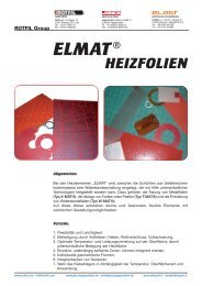 Elmat Heizfolien - Rotfil