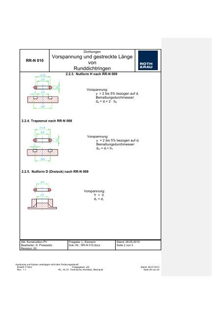 Technische Richtlinie Mechanik - Roth & Rau AG