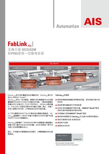 FabLinkPLC - AIS Automation Dresden GmbH