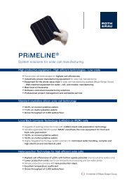 PRiMELiNE® - Roth & Rau AG