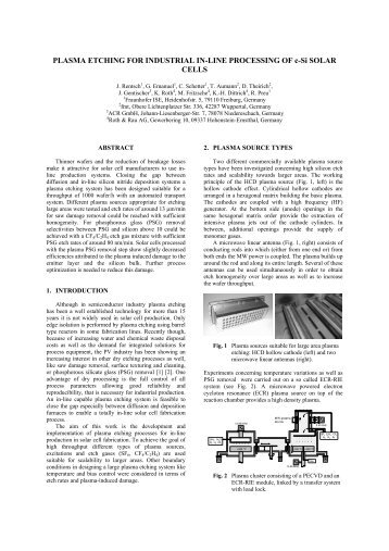 manuscript preparation guidelines for the third ... - Roth & Rau AG