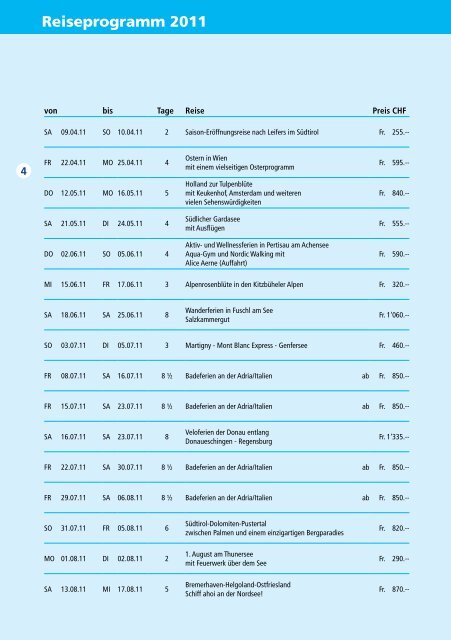 Reiseprogramm 11.indd - Roth-Reisen