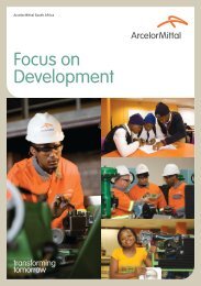 Development brochure.cdr - ArcelorMittal South Africa