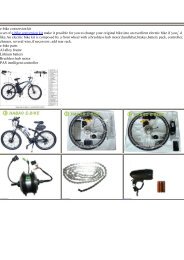 China Electric bike Fittings,mountain bike Parts,Electric - Electric bikes