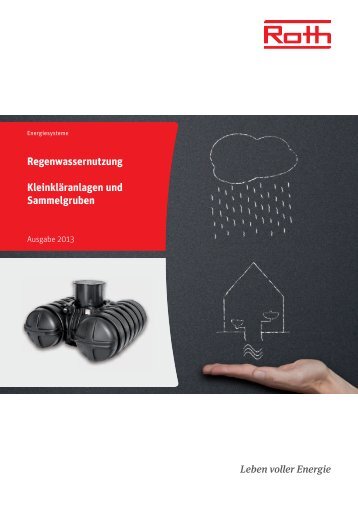 Prospekt Regenwasser-Speicher - Roth Werke