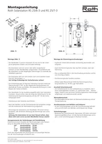 Solar Solarstation RS25 - Roth Werke