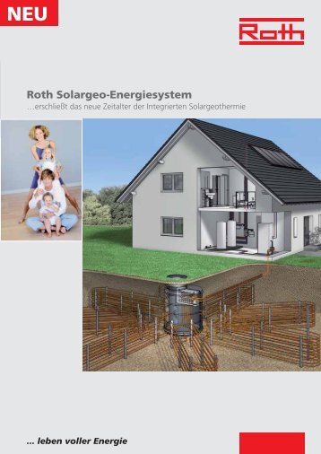 Prospekt Solargeo-Energiesystem - Roth Werke