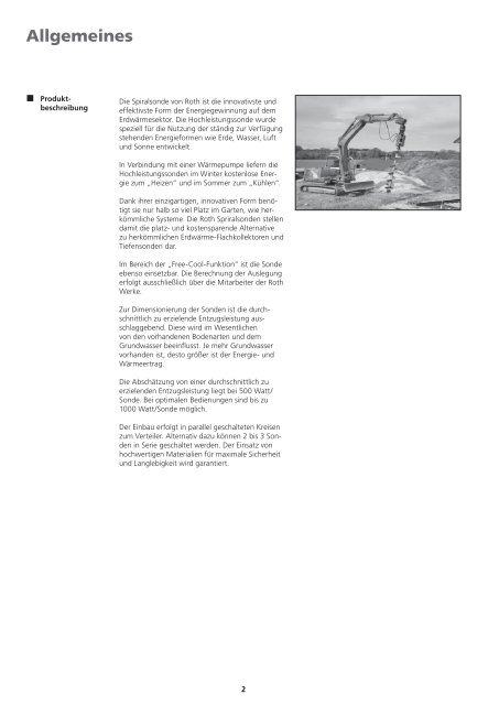 MA Spiralsonden (PDF, 0.57 MB) - Roth Werke GmbH