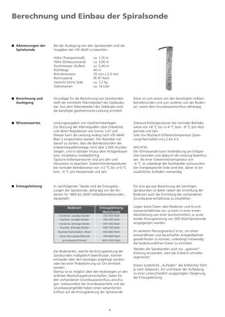 MA Spiralsonden (PDF, 0.57 MB) - Roth Werke GmbH