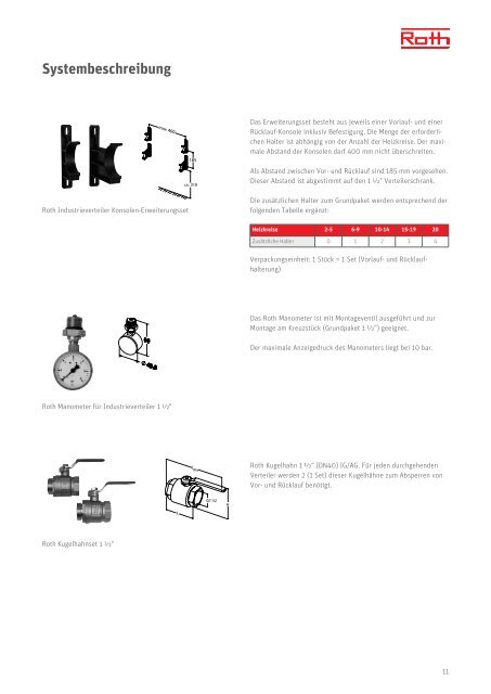 Technische Information Roth Industrieflächenheizung - Roth Werke