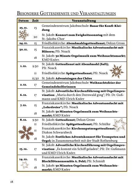 Gemeindebrief Advent 2013 - Rothenburg ob der Tauber