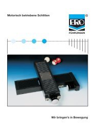 Motorisch betr Schlitten 09/03 - Ero-Führungen Gmbh