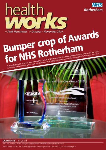 HealthWorks Issue 81 - NHS Rotherham