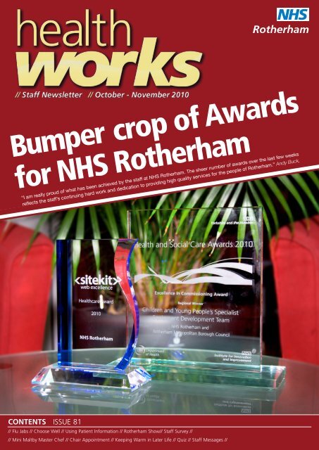 HealthWorks Issue 81 - NHS Rotherham