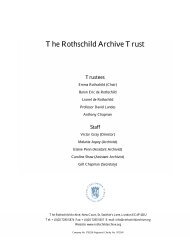 review of the year april 2002-march 2003 - The Rothschild Archive.