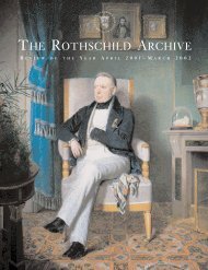 Review of the Year April 2001 â March 2002 - The Rothschild Archive.