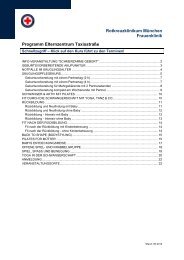 Rotkreuzklinikum MÃ¼nchen Frauenklinik Programm Elternzentrum ...