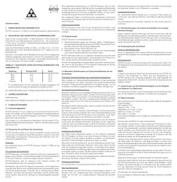 Fachinformation - ROTOP Pharmaka AG