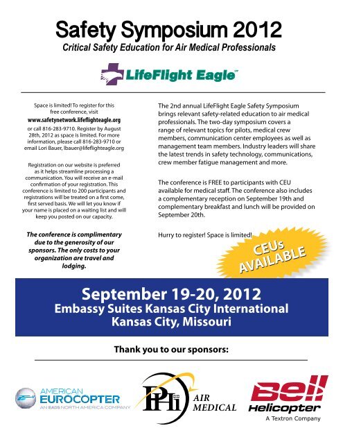 Safety Symposium 2012 - Helicopter Association International