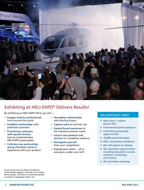 Exhibitor ProsPEctus - Helicopter Association International