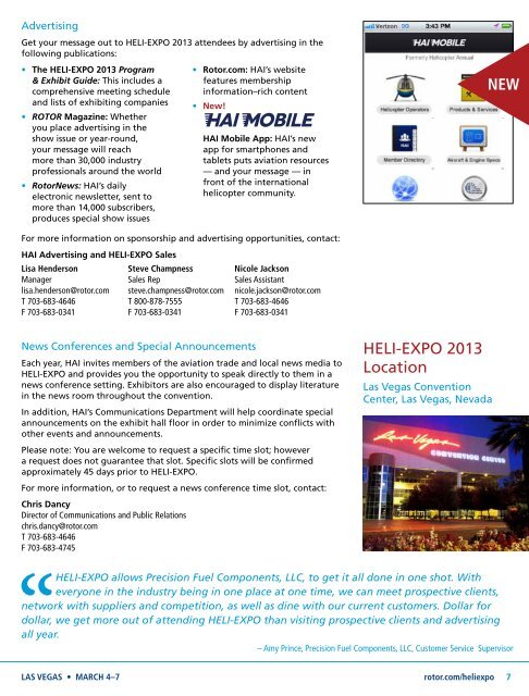 Exhibitor ProsPEctus - Helicopter Association International