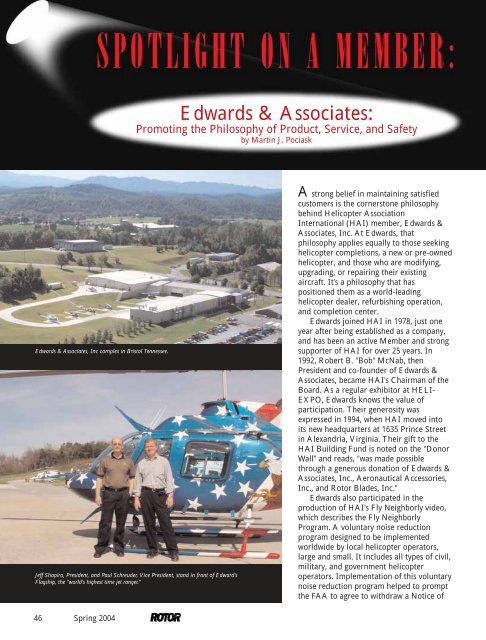 Edwards & Associates: - Helicopter Association International